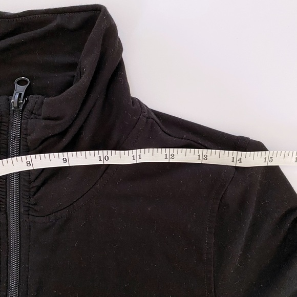 THYME MATERNITY S Black Zip Up Track Jacket - Picture 8 of 12